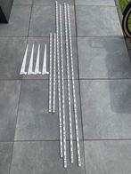 Diverse maten Wandrails + 4 plank dragers, Ophalen of Verzenden, Zo goed als nieuw, IJzer