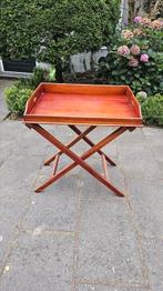 Butler tray, Huis en Inrichting, Tafels | Bijzettafels, Ophalen, Gebruikt, Rechthoekig, Hout