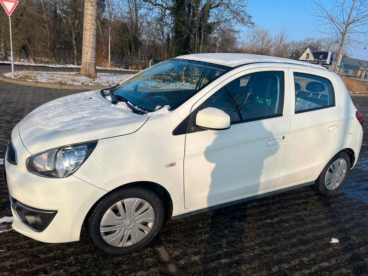 Mitsubishi Space Star 1.0 Mivec 71PK 2018 Wit, Auto's, Mitsubishi, Particulier, Space Star, Airbags, Airconditioning, Benzine