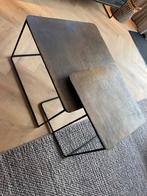 HK living salontafels, Huis en Inrichting, Tafels | Salontafels, 50 tot 100 cm, Rond, Ophalen of Verzenden, Zo goed als nieuw