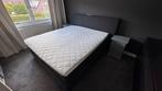 Kingsize Boxspring met Topper, Zwart, Tweepersoons, Ophalen of Verzenden, Zo goed als nieuw
