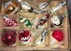 Oude kerstbal ornament in doos nr 9, Ophalen of Verzenden, Gebruikt