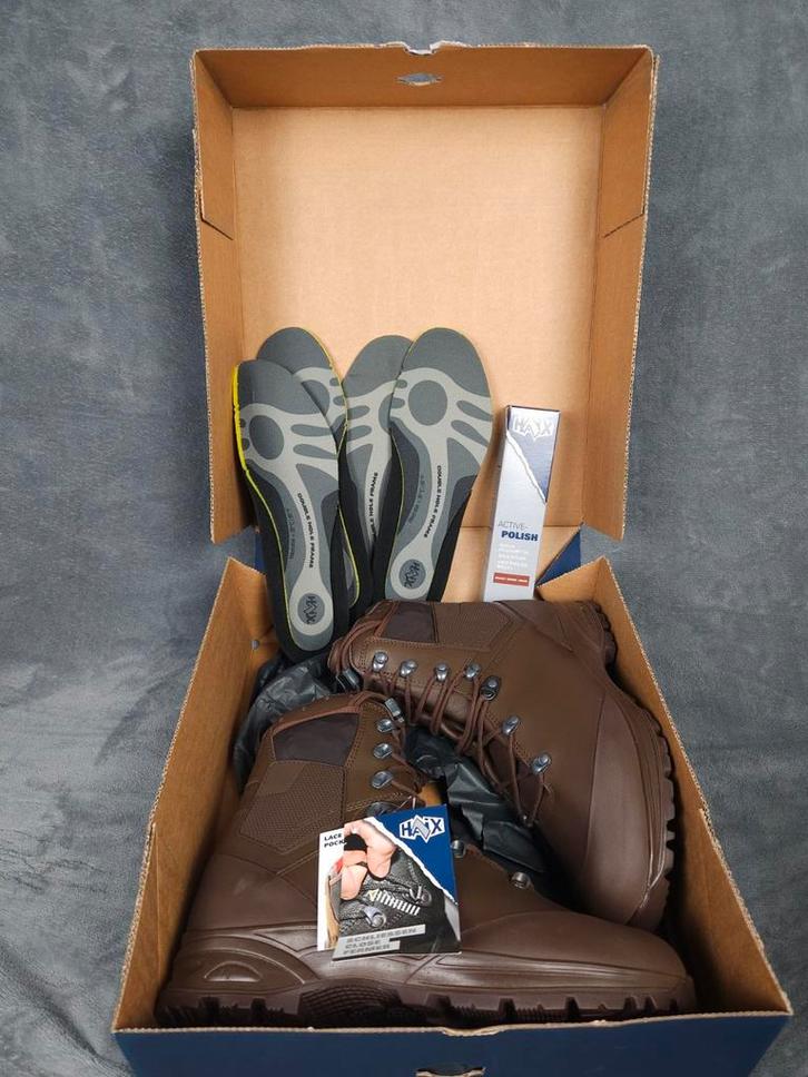 Haix Mondo Schoenen Gore Tex EU 44,5 Bruin Laarzen Kist, Kleding | Heren, Schoenen, Zo goed als nieuw, Wandelschoenen of Bergschoenen