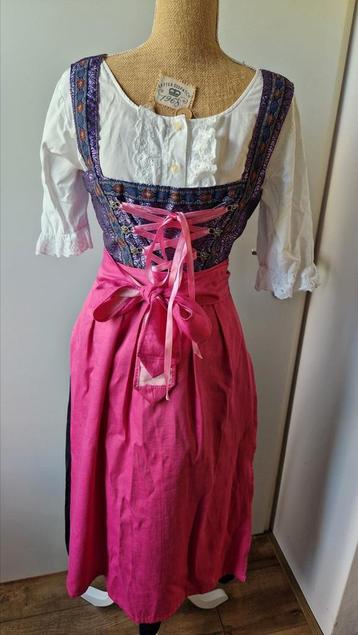 Originele Dirndl/ oktoberfest jurk en blouse, maat 40 beschikbaar voor biedingen