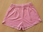 H&M velours shortje short korte broek roze 170, Kinderen en Baby's, Kinderkleding | Maat 170, Broek, Meisje, H&M, Ophalen of Verzenden