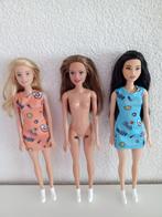 3 Barbie Basic Poppen FJF14, FJF17 en FJF16, Ophalen of Verzenden, Gebruikt, Barbie