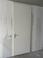 Witte Binnendeur met kozijn. - Standaard Afmetingen, 80 tot 100 cm, Binnendeur, Nieuw, Ophalen of Verzenden