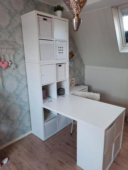 Heel mooi buro en kast met veel ruimte mantjes laatjes, Huis en Inrichting, Bureaus, Zo goed als nieuw, Ophalen