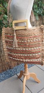 Tas jute met schelpjes uit Ibiza nieuw, Ophalen of Verzenden, Nieuw
