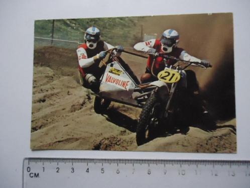 sticker Motorcross 1976 Per Jorgensen zijspan torben Larsen, Verzamelen, Stickers, Zo goed als nieuw, Bedrijf of Vereniging, Verzenden