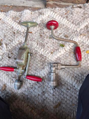 Handboren Set - Vintage Gereedschap beschikbaar voor biedingen