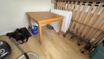 eettafel 100 x 100, Huis en Inrichting, Tafels | Eettafels, Ophalen, Gebruikt, 50 tot 100 cm, Eikenhout