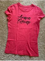 Armani exchange shirt roze/rood Mt. S, Ophalen of Verzenden, Korte mouw, Maat 36 (S), Rood