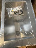 Rvs wasbak, Doe-het-zelf en Verbouw, Sanitair, Ophalen, Zo goed als nieuw, Rvs, Wastafel