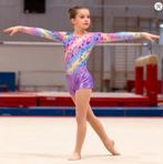 Turnpakje + turnbroekje paars 116 122 128 134 140 146 152, Nieuw, Roze, Turnpak(je), Kindermaat 122 t/m 140