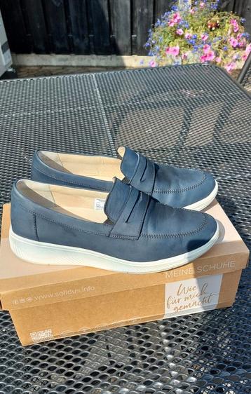 Solidus dames schoenen instapper blauw, maat 5, Wijdte K beschikbaar voor biedingen