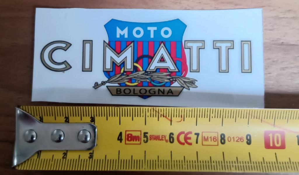 Moto Cimatti Bologna  Stickers, Ophalen of Verzenden, Nieuw, Tank, Overige merken