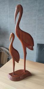 Decoratie houten vogels in perfecte Vintage staat jaren 60, Ophalen of Verzenden