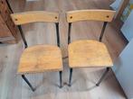 Vintage kinder stoeltjes, Huis en Inrichting, Stoelen, Ophalen, Gebruikt, Twee