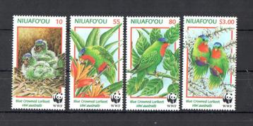 WWF set postzegels van de Blauwkaplori beschikbaar voor biedingen