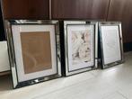Spiegel Fotolijsten Set 3 stuks, Ophalen, Gebruikt