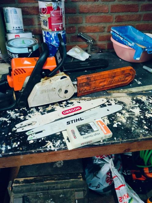 motor kettingzaag sthil ms 180c, Tuin en Terras, Hand-tuingereedschap, Gebruikt, Overige soorten, Ophalen