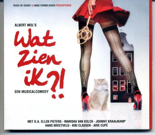 Albert Mol’s - Wat Zien Ik?! Een musical comedy 18 nrs CD ZG, Cd's en Dvd's, Cd's | Filmmuziek en Soundtracks, Zo goed als nieuw