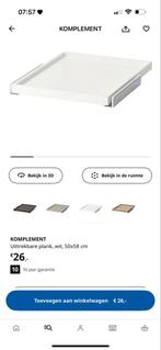 IKEA Komplement - Planken & Uittrekbare Plank & Verdeler, Ophalen, Gebruikt, 50 tot 100 cm, Minder dan 100 cm