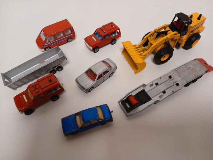 Lotje majorette voertuigen, Hobby en Vrije tijd, Modelauto's | 1:87, Gebruikt, Bus of Vrachtwagen, Ophalen of Verzenden