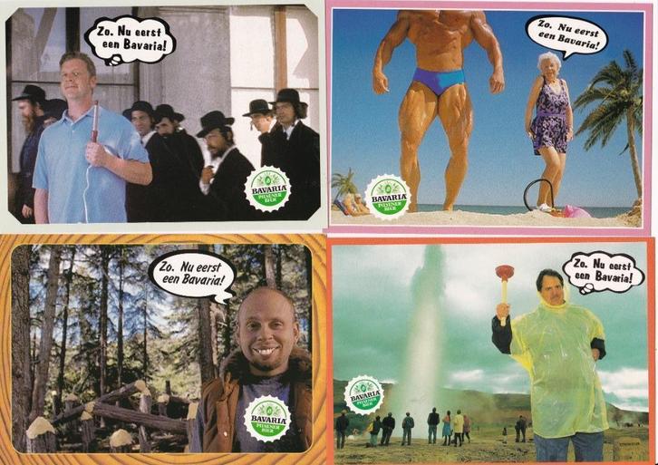 7x Bavaria kaarten 'Zo nu eerst een Bavaria -compl. set ''97, Verzamelen, Biermerken, Nieuw, Overige typen, Bavaria, Verzenden