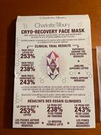 Charlotte Tilbury Cryo-Recovery Masker, Gehele gezicht, Wit, Nieuw, Ophalen of Verzenden
