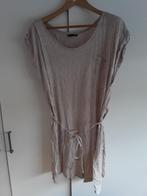 H&M Basic Beige Jurkje Met Ceintuur Maat XL, H&M, Verzenden, Beige, Maat 46/48 (XL) of groter
