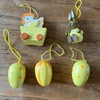 5 Paashangers houten pasen hout hanger, Diversen, Pasen, Ophalen of Verzenden, Zo goed als nieuw