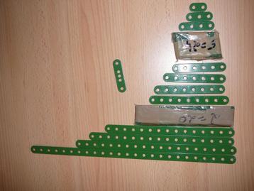 Grote partij 571x Meccano strips. OP = OP. beschikbaar voor biedingen