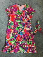 FOS , luchtig, kleurrijk, viscose zomerjurkje  XL/XXL, Overige kleuren, Verzenden, Fos Amsterdam, Maat 46/48 (XL) of groter