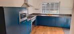 Keuken incl. Apparatuur, Huis en Inrichting, Keuken | Complete keukens, Ophalen, Gebruikt, Blauw, Hoekkeuken