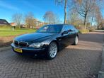 BMW 7-Serie 6.0 I 760 AUT 2006 Zwart, Auto's, BMW, Automaat, Achterwielaandrijving, Navigatiesysteem, Beige