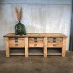 Antieke werkbank, dressoir, toonbank, keuken, oude kast
