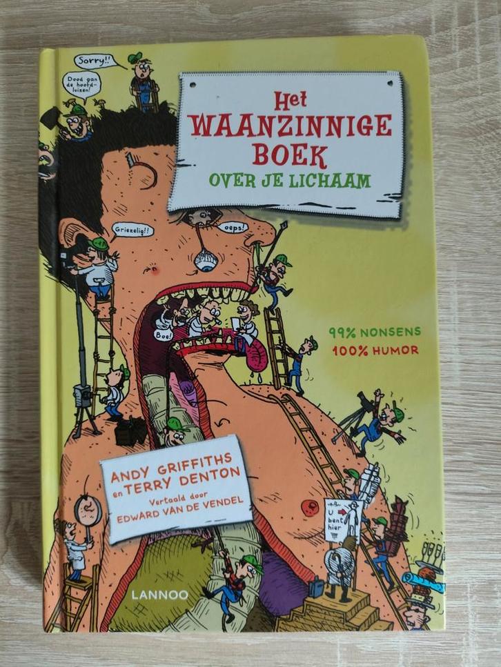 Terry Denton - Het waanzinnige boek over je lichaam, Boeken, Kinderboeken | Jeugd | 10 tot 12 jaar, Zo goed als nieuw, Ophalen