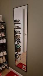 Wandspiegel zwart 160 x 40 cm, Huis en Inrichting, Woonaccessoires | Spiegels, Ophalen, Minder dan 50 cm, Zo goed als nieuw, 150 tot 200 cm