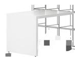 Kallax Wit Tafelblad/Tafelpoot - Modern Design, Ophalen, Kunststof, 50 tot 100 cm, Vierkant