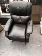 Sta op stoel. Leder, Huis en Inrichting, Fauteuils, Ophalen, Zo goed als nieuw