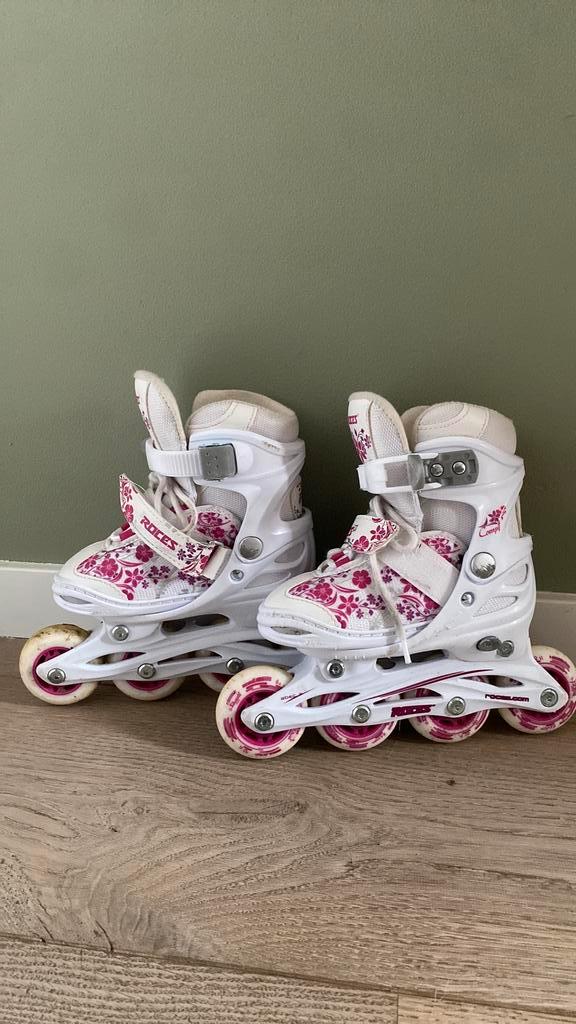 Meisjes skeelers verstelbaar mt 26-29, Sport en Fitness, Skeelers, Gebruikt, Roces, Kinderen, Verstelbaar, Ophalen