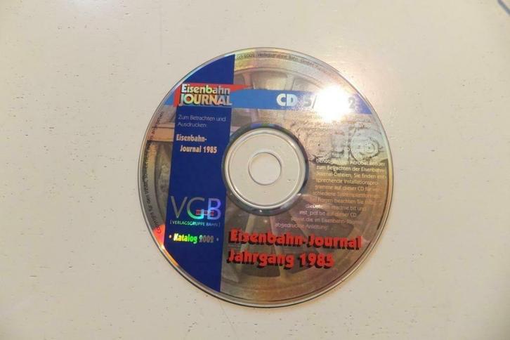 Eisenbahn Journal tijdschrift jaar 1985 spoorwegen CD-ROM EJ, Hobby en Vrije tijd, Modeltreinen | H0, Nieuw, Boek, Tijdschrift of Catalogus