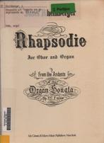 Rheinberger Rhapsodie voor Hobo en Orgel, Muziek en Instrumenten, Gebruikt, Ophalen of Verzenden, Hobo, Artiest of Componist
