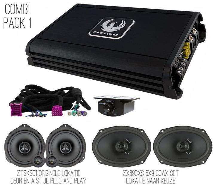 Phoenix Gold Combi Pack 1 voor Scania's van 2024 en nieuwer, Auto diversen, Autospeakers, Nieuw, Verzenden