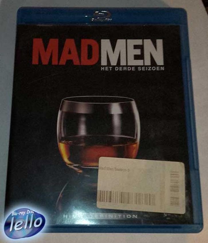 Blu-ray: Mad Men, Seizoen 3 (2009 Jon Hamm Elisabeth Moss)NL, Cd's en Dvd's, Blu-ray, Zo goed als nieuw, Tv en Series, Ophalen of Verzenden