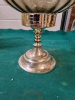 kandelaar verzilverd met rookglas, Ophalen of Verzenden, 'T Olde Gre-j, Info@toldegrej.nl, Endepoelstraat 20f Didam