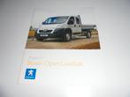 brochure Peugeot Boxer open laadbak  2008, Verzenden, Nieuw, Overige merken