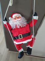 Klimmende kerstman op touwladder 175 cm, Diversen, Kerst, Ophalen of Verzenden, Zo goed als nieuw